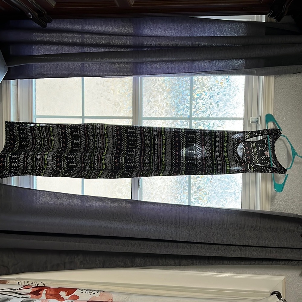 Slit maxi dress